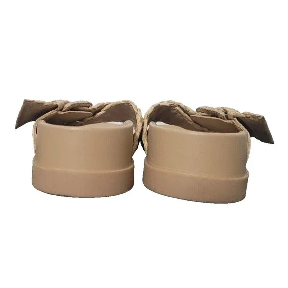 Marc Fisher Welti Woven Buckle Platform Sandal Womens Sz 8.5M Tan - Picture 8 of 11